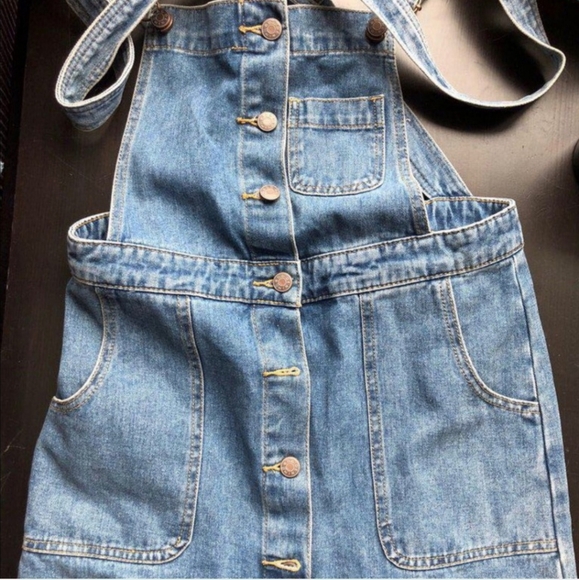 UO denim overall dress - Picture 3 of 3
